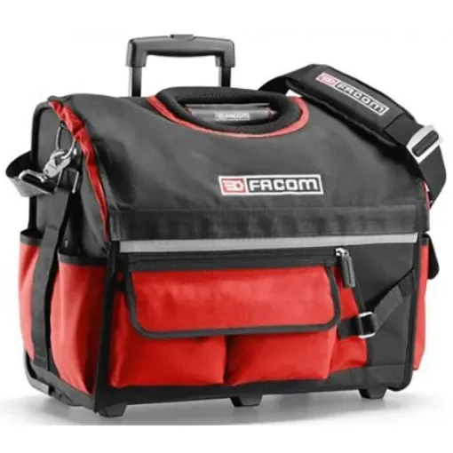Facom Polyester, Polypropylene Wheeled Bag with Shoulder Strap 550mm x 360mm x 440mm - BS.R20PB product image