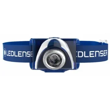 LEDLENSER LED Head Torch 220 lm, 130 m Range - SEO7R, BLUE product image
