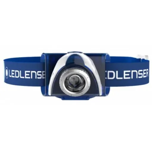 LEDLENSER LED Head Torch 220 lm, 130 m Range - SEO7R, BLUE product image