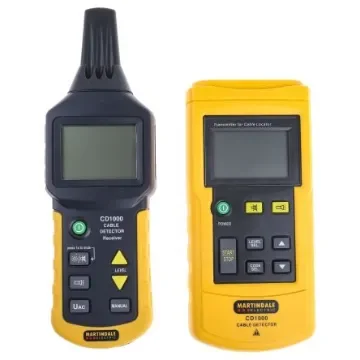 Martindale CD1000 Cable Tracer, Cable Detection Depth 0.4 (U AC) m, 0.5 (Dual Pole) m, 2 (Single Pole) m, 2.5 (Single product image