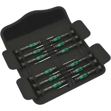 Wera 5073675001 Hexagon; Phillips; Slotted; Torx Precision Screwdriver Set, 12-Piece - 05073675001 product image