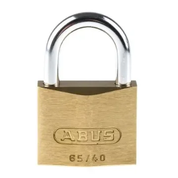 ABUS Key Weatherproof Brass, Steel Padlock, Keyed Alike, 6mm Shackle, 65mm Body - 65/40 KA6401 product image
