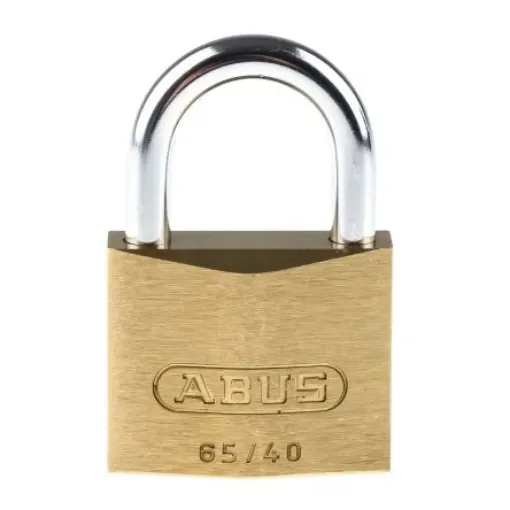 ABUS Key Weatherproof Brass, Steel Padlock, Keyed Alike, 6mm Shackle, 65mm Body - 65/40 KA6401 product image