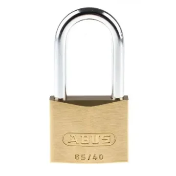 ABUS Key Weatherproof Brass, Steel Padlock, Keyed Alike, 6mm Shackle, 65mm Body - 65/40HB40 KA6401 product image
