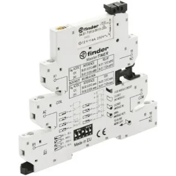 Finder 39 Series Interface Relay, DIN Rail Mount, 12V ac/dc Coil, SPDT - 39.81.0.012.0060 product image