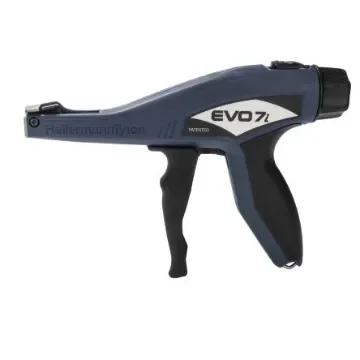 HellermannTyton EVO7i Cable Tie Gun, 4.8mm Capacity - 110-77001 EVO7I-MET/PL-BU product image