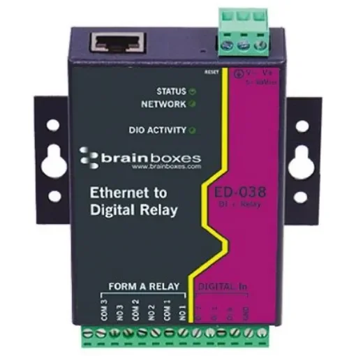 Brainboxes Ethernet Media Converter - ED-038 product image