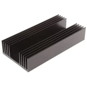 RS PRO Heatsink, Universal Rectangular Alu, 0.5°C/W, 250 x 125 x 50mm - 7898570 product image