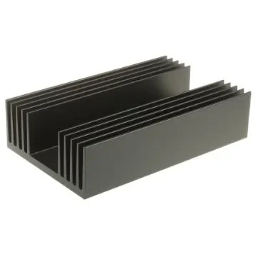 RS PRO Heatsink, Universal Rectangular Alu, 0.59°C/W, 200 x 125 x 50mm - 7898576 product image