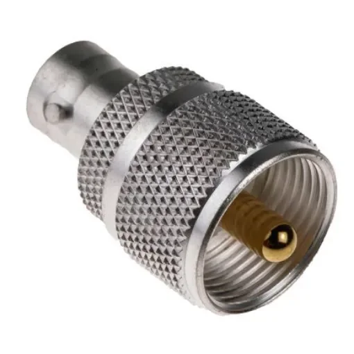 RS PRO Straight 50O RF Adapter UHF Plug to BNC Socket 300MHz - 7902818 product image