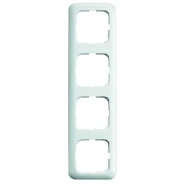 Busch Jaeger - ABB White 4 Gang Frame - 2514-214 product image