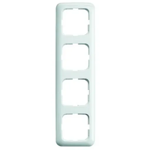 Busch Jaeger - ABB White 4 Gang Frame - 2514-214 product image
