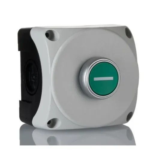 Lovato Spring Return Control Station Switch - SPST, Green, I - S1P10 product image