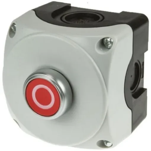 Lovato Push Push Control Station Switch, Red, O, IP66, IP67, IP69K - S1P01 product image