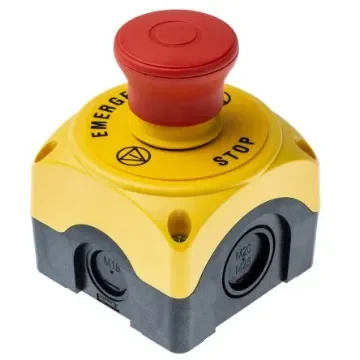 Lovato S1PY Series Pull Release Emergency Stop Push Button, Surface Mount, 1NC, IP66, IP67, IP69K - S1PY91P product image