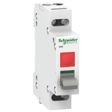 Schneider Electric 2P Pole Isolator Switch - 20A Maximum Current, IP40 - A9S61220 product image