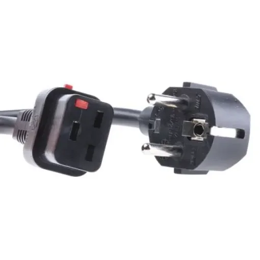 Schaffner IEC C19 Socket to CEE 7/7 Plug Power Cord - IL19-EU1-H05-3150-200 product image