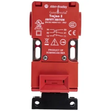 Allen Bradley Guardmaster 440K Safety Interlock Switch, 2NC/1NO, Keyed Actuator Included, Glass Filled PBT - 440K-T11467 product image