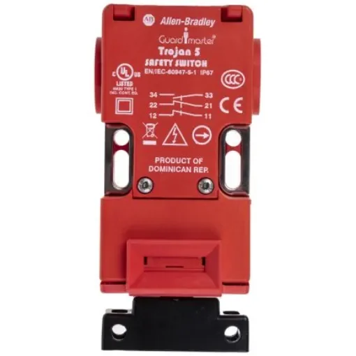 Allen Bradley Guardmaster 440K Safety Interlock Switch, 2NC/1NO, Keyed Actuator Included, Glass Filled PBT - 440K-T11467 product image