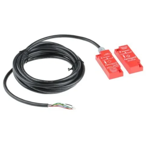 Allen Bradley Guardmaster 440N Series Magnetic Non-Contact Safety Switch, 24V dc, Plastic Housing, 2NC, 4m Cable - 440N-G02077 product image