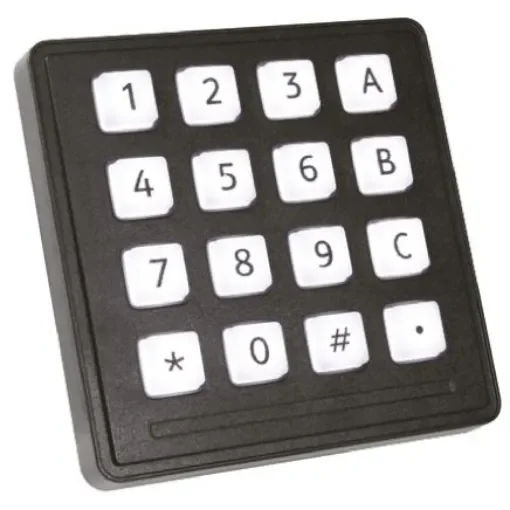 Storm IP65 16 Key Polymer Illuminated Keypad - 7203-16TW202 product image