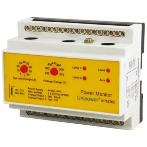 Unipower 130 A Motor Load Monitor, 24 V dc - APM382 product image