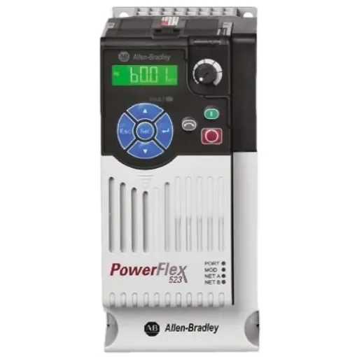 Allen Bradley Inverter Drive, 2.2 kW, 1 Phase, 230 V ac, 11 A, PowerFlex 523 Series - 25A-A011N114 product image