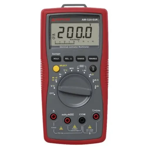 Amprobe AM-520-EUR Handheld Digital Multimeter, 10A ac Max, 10A dc Max, 750V ac Max product image