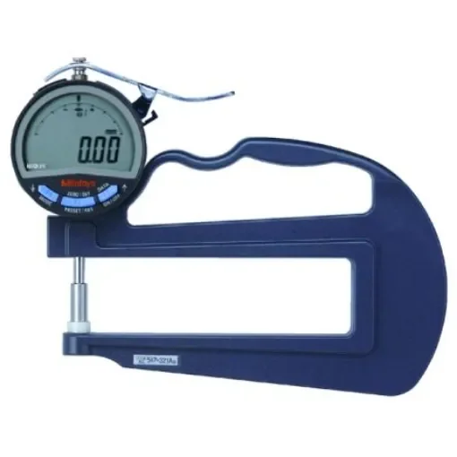 Mitutoyo 547 Thickness Gauge, 0mm - 10mm, ±3 µm Accuracy, 0.01 mm Resolution, LCD Display - 547-321A product image