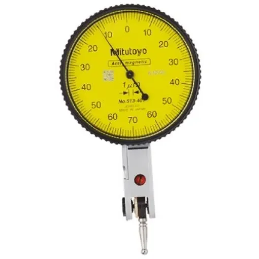 Mitutoyo 513-401-10E Metric DTI Gauge, +0.14mm Max. Measurement, 0.001 mm Resolution, 3 µm Accuracy product image
