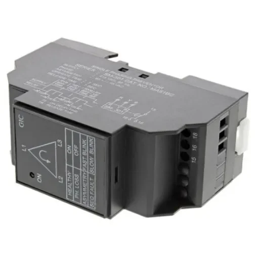 GIC Voltage Monitoring Relay, 3 Phase, SPDT, DIN Rail - MA51BC product image
