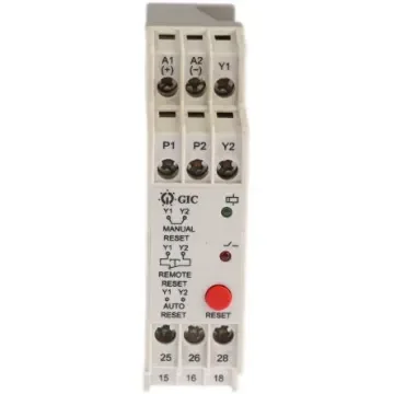GIC Thermistor Motor Protection Monitoring Relay, DPDT, DIN Rail - MJA3BK product image
