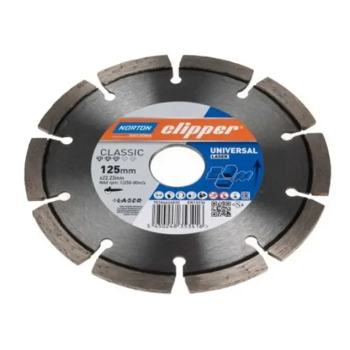 Norton Aluminium Oxide Cutting Disc, 125mm, 1 in pack - 70184626835 product image