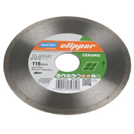 Norton Aluminium Oxide Cutting Disc, 115mm x 1.2mm Thick, 1 in pack - 70184626825 product image