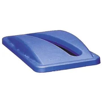 Rubbermaid Commercial Products 519mm Blue Plastic Bin Lid for Slim Jim Container, 70mm - FG270388 product image