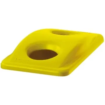 Rubbermaid Commercial Products 518mm Yellow Plastic Bin Lid for Slim Jim Container, 70mm - FG269288YEL product image