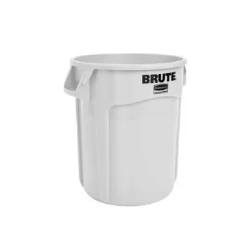 Rubbermaid Commercial Products Brute 75L White PE Waste Bin - FG262000WHT product image