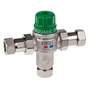 Reliance Brass Thermostatic Mixing Valve, 15mm - HEAT110750 product image