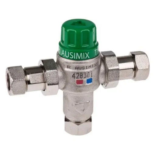 Reliance Brass Thermostatic Mixing Valve, 15mm - HEAT110750 product image
