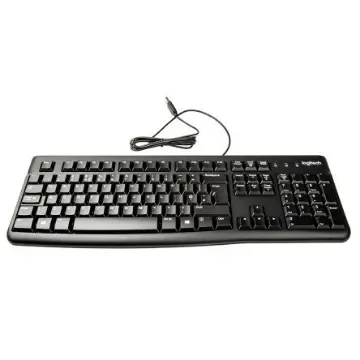 Logitech K120 Wired USB Keyboard, QWERTY (UK), Black - 920-002524 product image