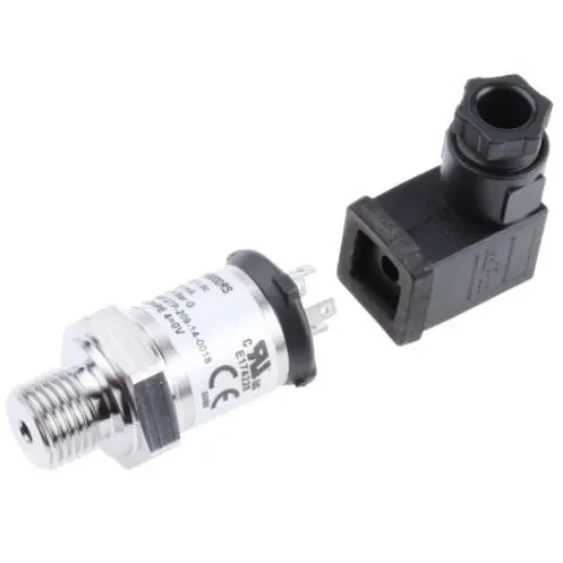 Gems Sensors Pressure Sensor, -1bar Min, 9bar Max, Current Output, Relative Reading - 3100B0009V01B000 product image