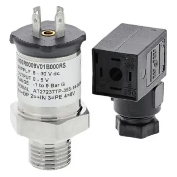 Gems Sensors Pressure Sensor, -1bar Min, 9bar Max, Voltage Output, Relative Reading - 3100R0009V01B000 product image