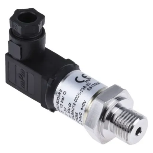Gems Sensors Pressure Sensor, 0bar Min, 10bar Max, Voltage Output, Relative Reading - 3100R0010G01B000 product image