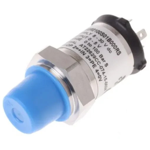 Gems Sensors Pressure Sensor, 0bar Min, 100bar Max, Voltage Output, Relative Reading - 3100R0100S01B000 product image