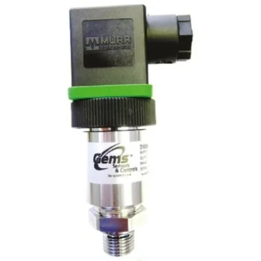 Gems Sensors Pressure Sensor, 0bar Min, 100bar Max, Current Output, Relative Reading - 3100B0100S05G000 product image