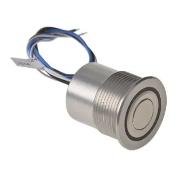 Schurter MCS 30 Series Illuminated Push Button Switch, Momentary, Panel Mount, 30mm Cutout, DPDT, Blue LED, IP40, IP65, - 7957994 product image