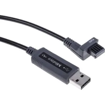 Mitutoyo Linear Counter Cable, USB-A to VCP (USB-INT-C) For Use With Digimatic Series, 2m Length - 06AFM380C product image