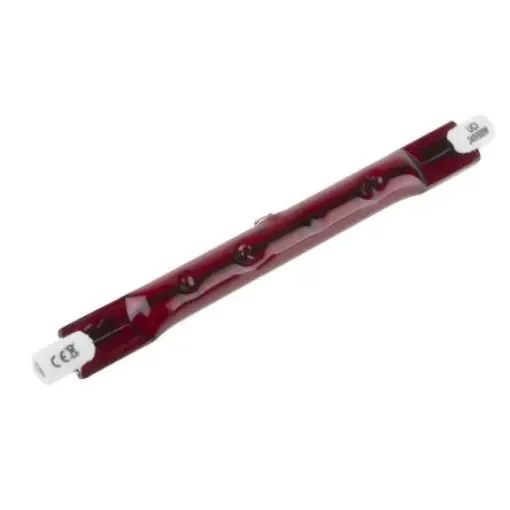 RS PRO 500 W R7S Infrared (IR) Heat Lamp 118 mm, 230 V - 7960126 product image