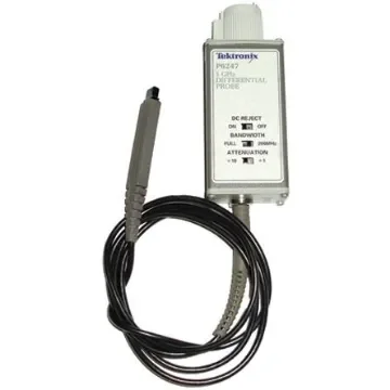 Tektronix P6247 Oscilloscope Probe, Differential Type, 1GHz, 1:1, 1:10, BNC Connector product image