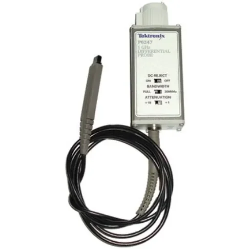 Tektronix P6247 Oscilloscope Probe, Differential Type, 1GHz, 1:1, 1:10, BNC Connector product image